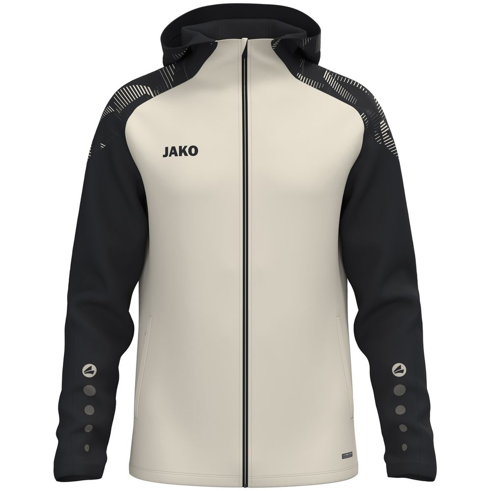Jako Kapuzenjacke Sonic - off white/schwarz