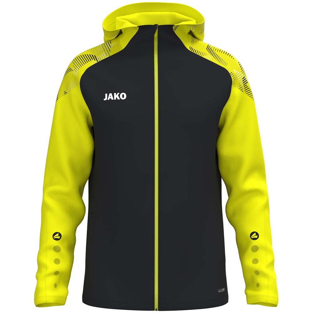 Jako Kapuzenjacke Sonic - schwarz/neongelb