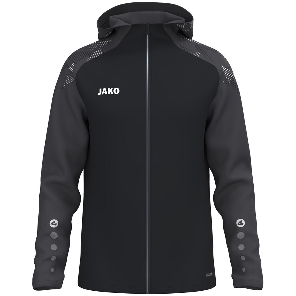 Jako Kapuzenjacke Sonic - schwarz/anthrazit