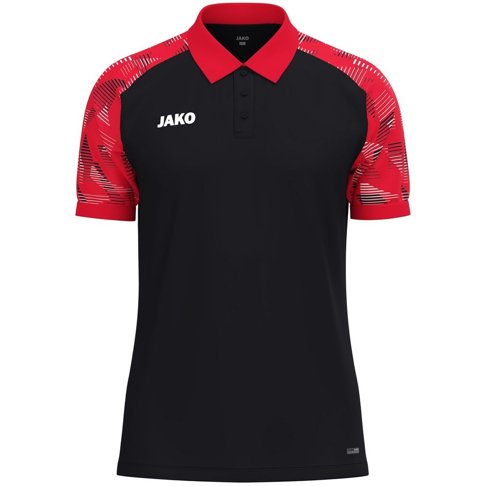 Jako Polo Sonic - schwarz/rot