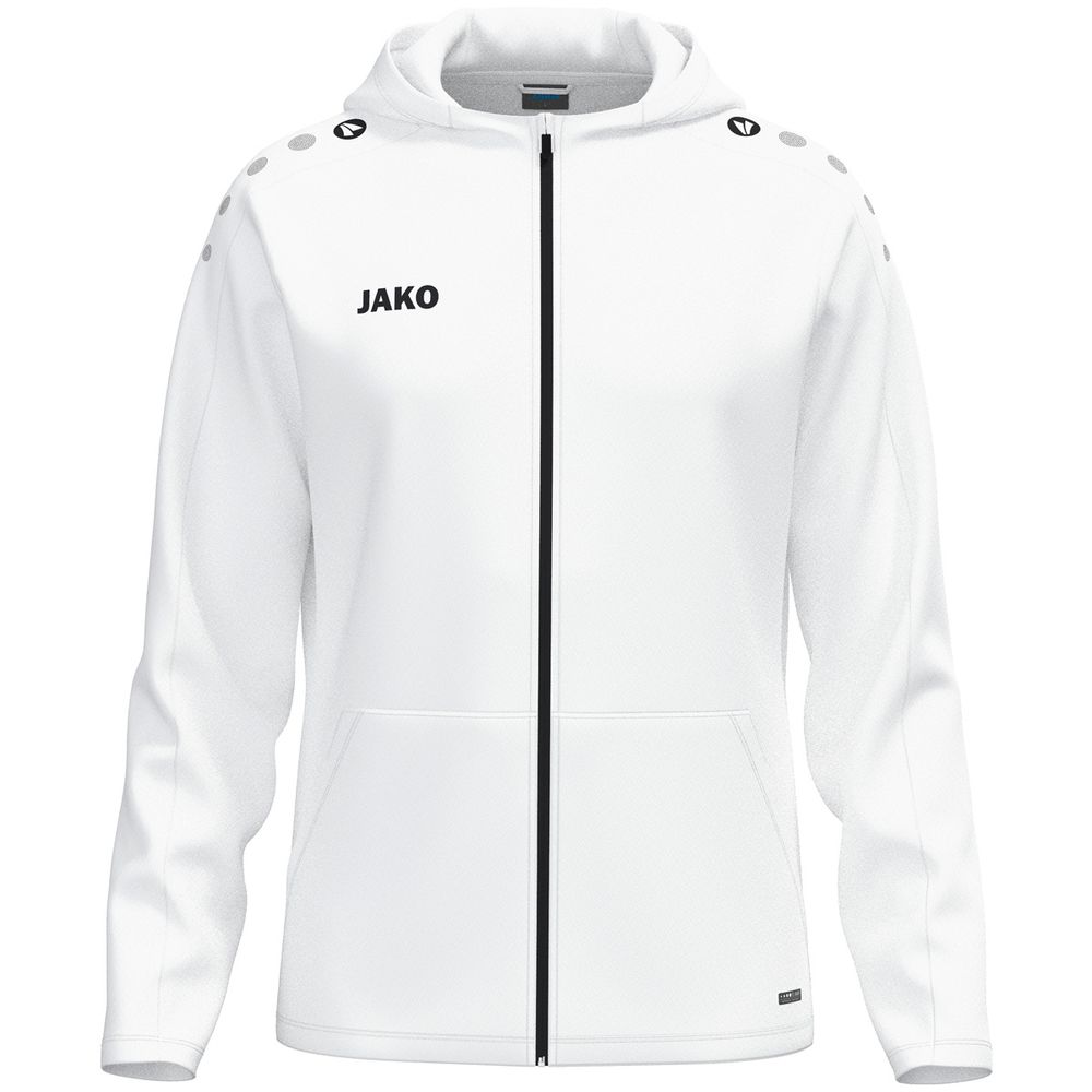 Jako Kapuzenjacke One - weiß