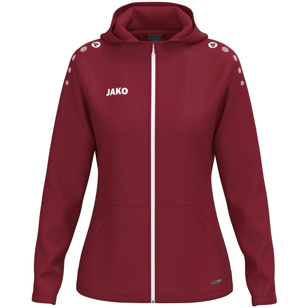 Jako Kapuzenjacke One Damen - bordeaux