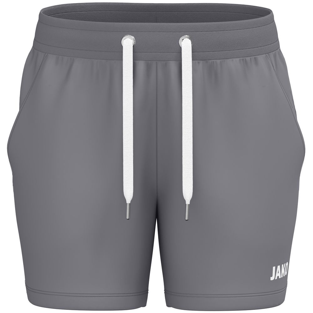 Jako Joggingshort One Cotton Damen - grau