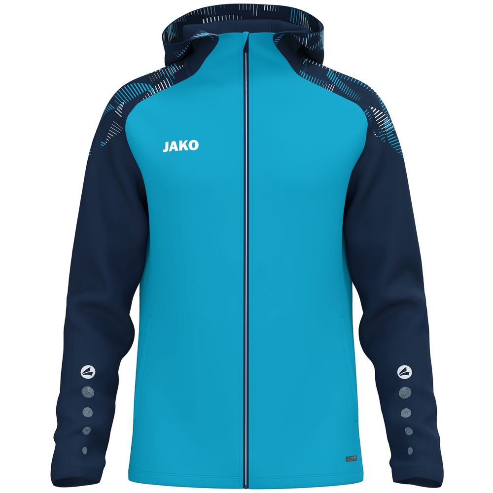 Jako Kapuzenjacke Sonic - aqua/marine