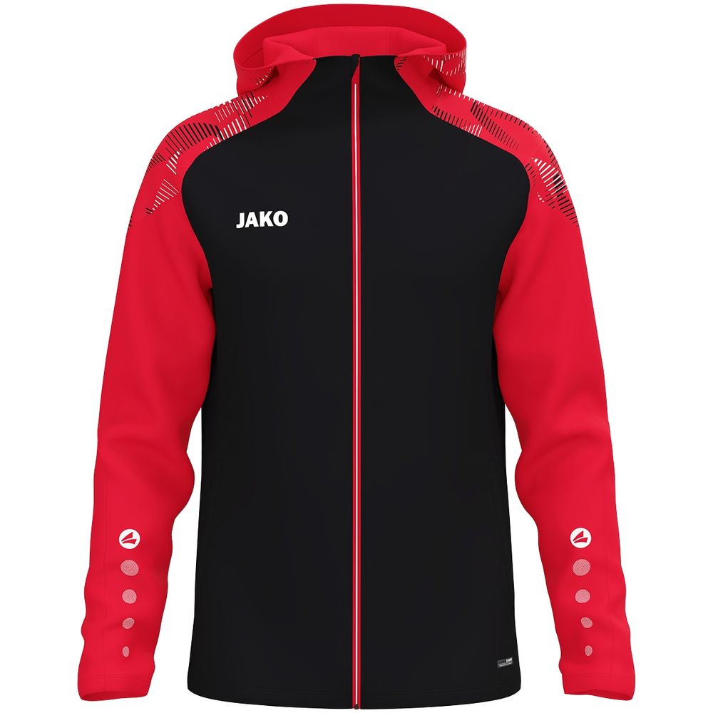 Jako Kapuzenjacke Sonic - schwarz/rot