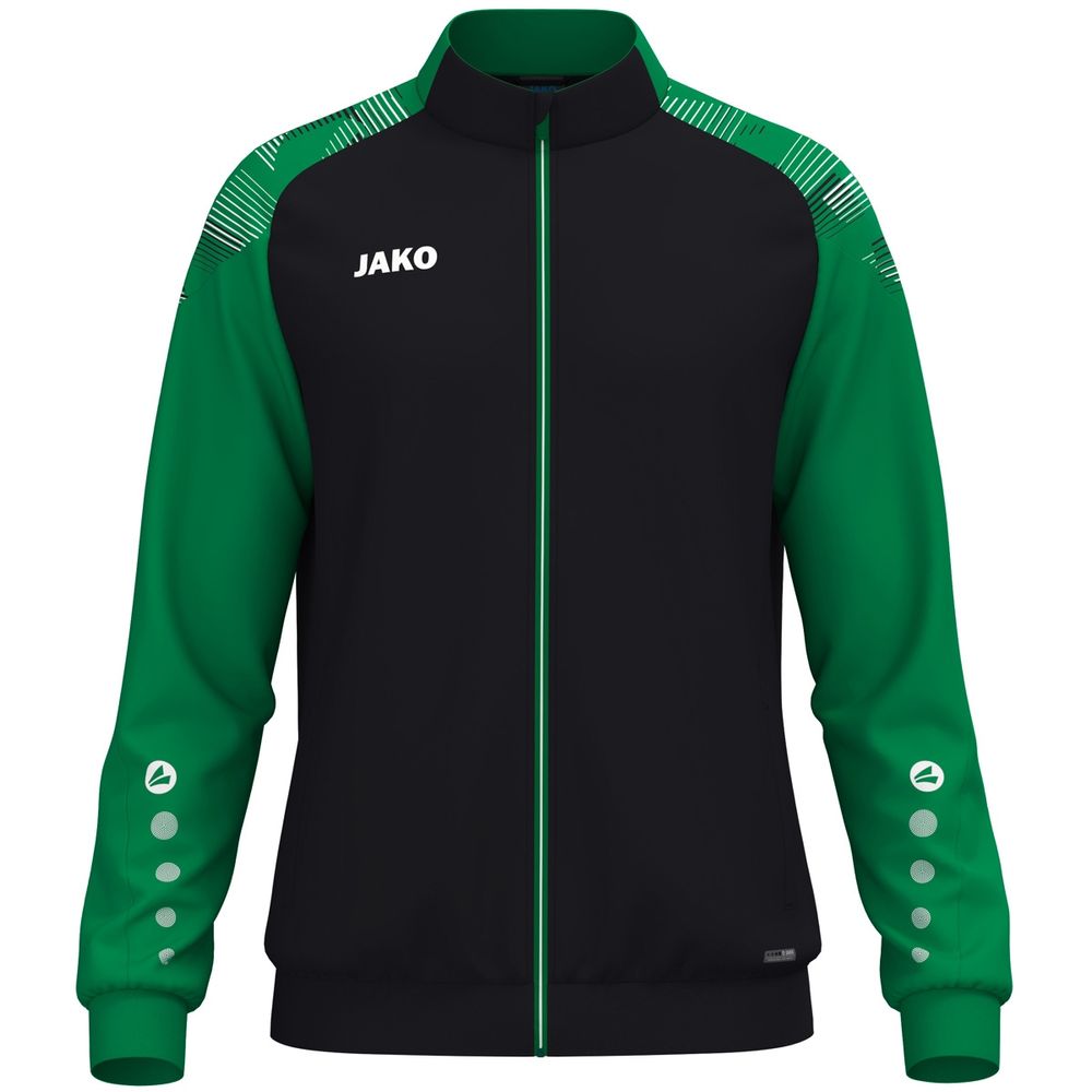 Jako Polyesterjacke Sonic - schwarz/grün