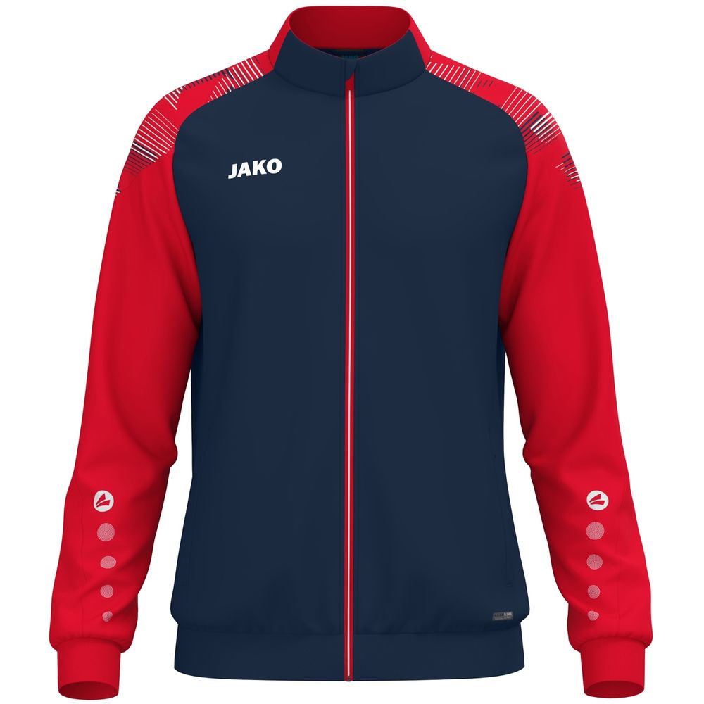 Jako Polyesterjacke Sonic - marine/rot