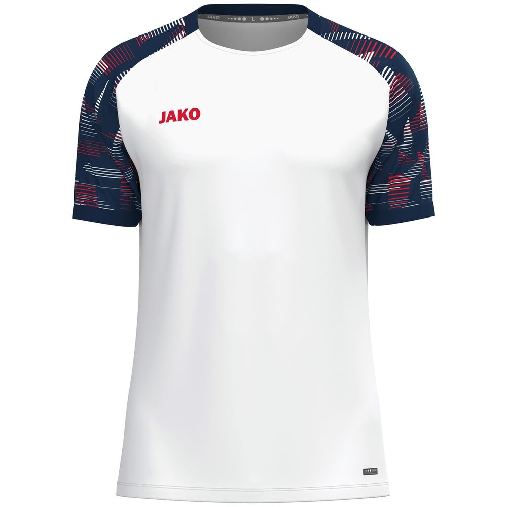 Jako T-Shirt Sonic - weiß/marine/rot