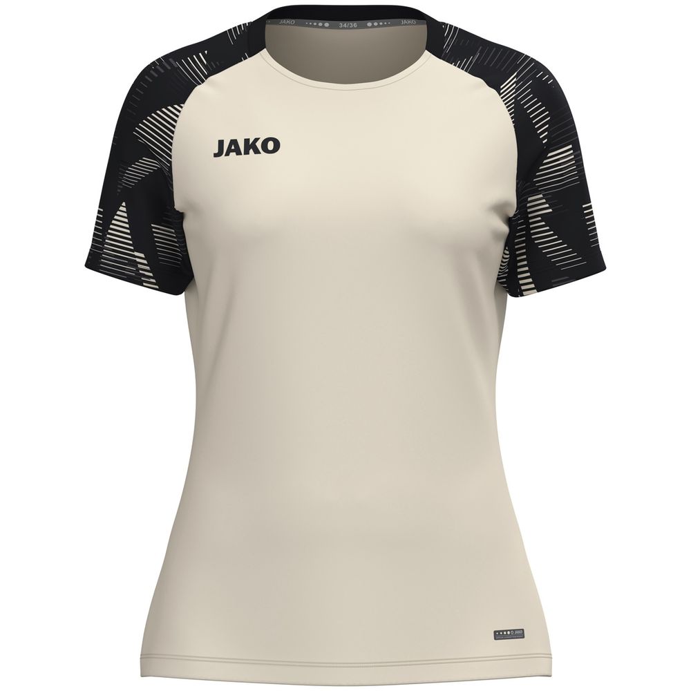 Jako T-Shirt Sonic Damen - off white/schwarz