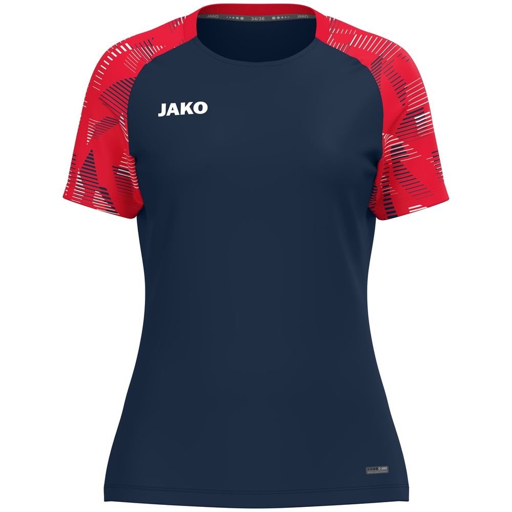 Jako T-Shirt Sonic Damen - marine/rot
