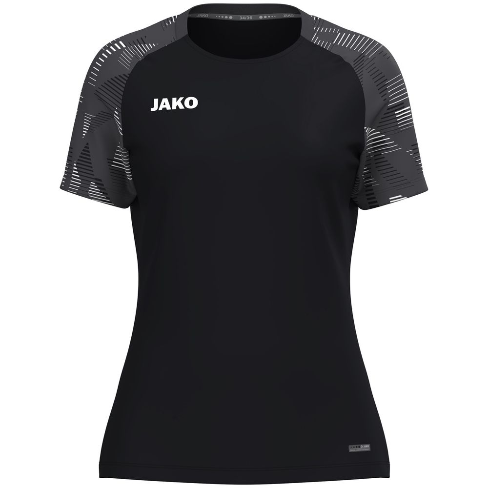 Jako T-Shirt Sonic Damen - schwarz/anthrazit