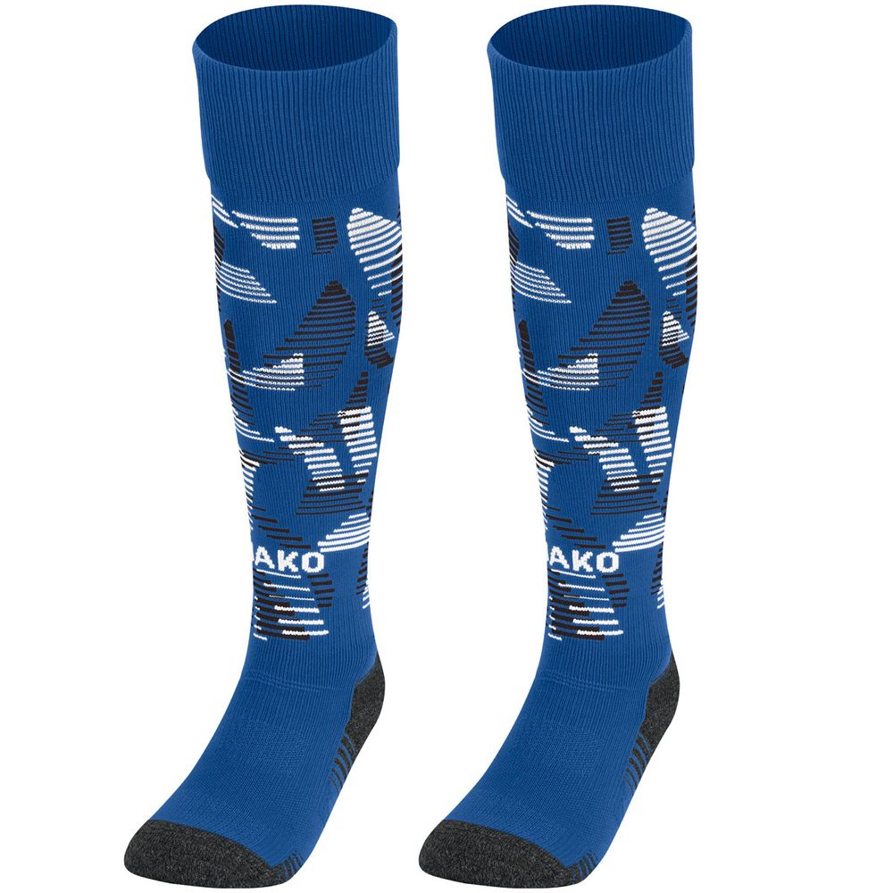 Jako Stutzenstrumpf Sonic - royal/schwarz/weiß