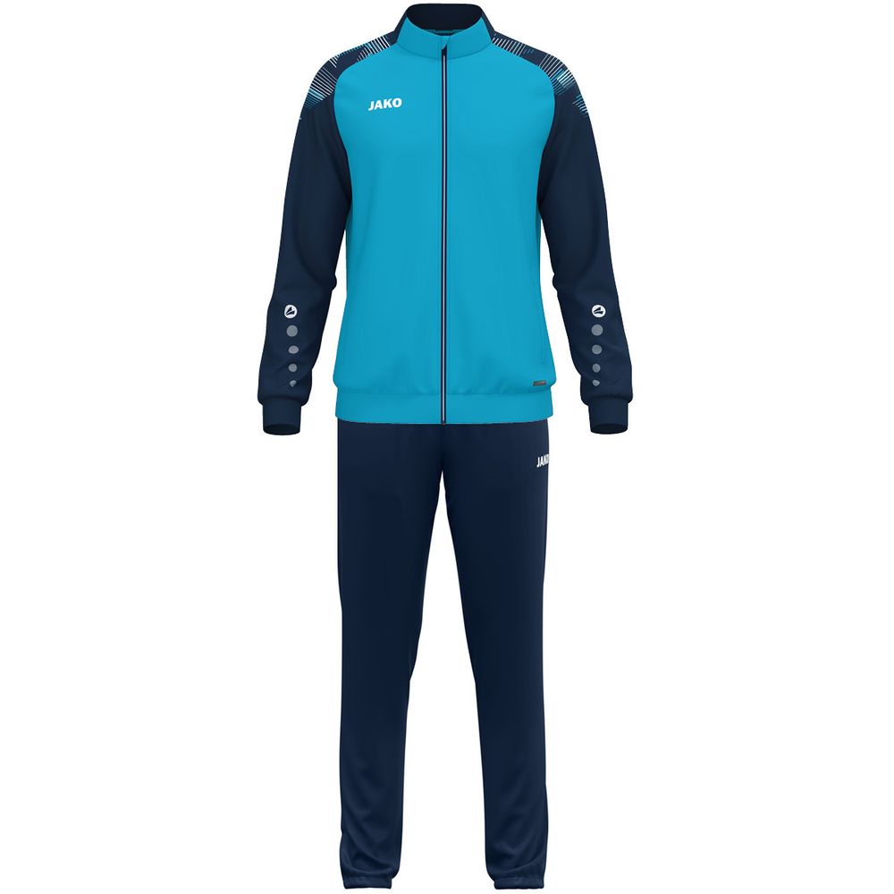 Jako Polyesteranzug Sonic - aqua/marine