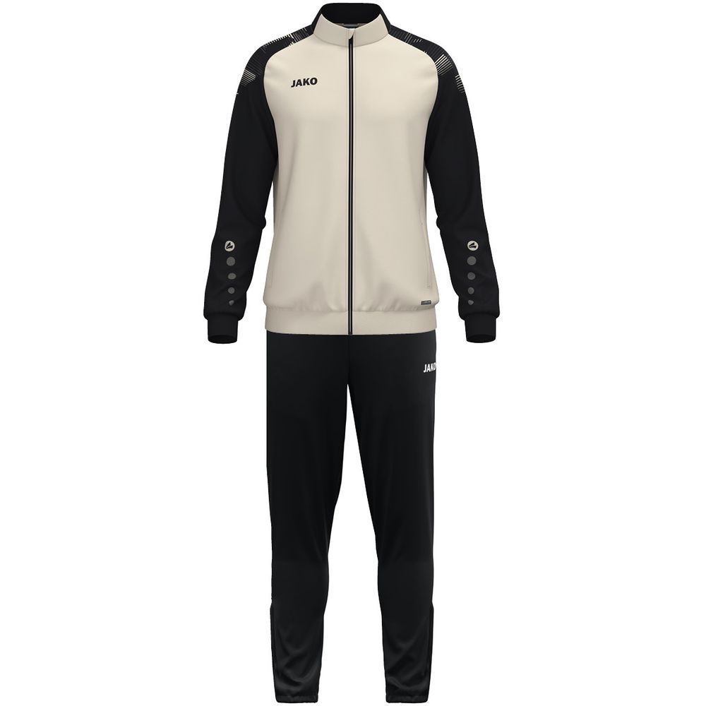 Jako Polyesteranzug Sonic - off white/schwarz