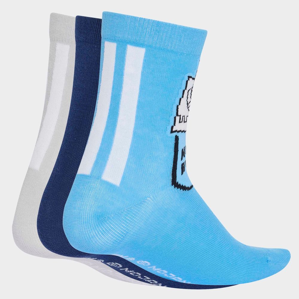 adidas Minecraft 3P - lgsogr/blubrs/dkblue