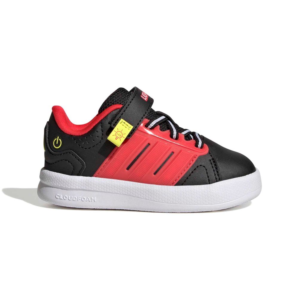 adidas Lightorama Court El I - cblack/lucred/sollem
