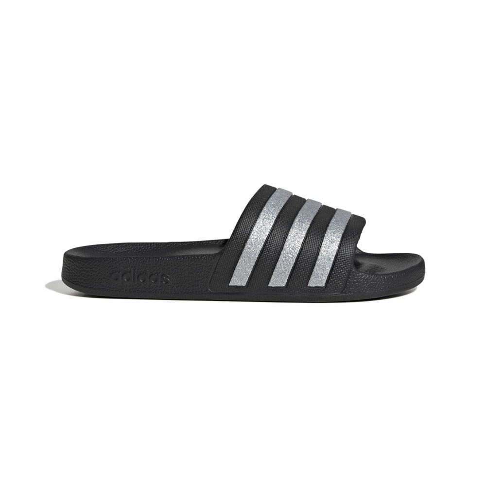 adidas Adilette Aqua - cblack/silvmt/silvmt