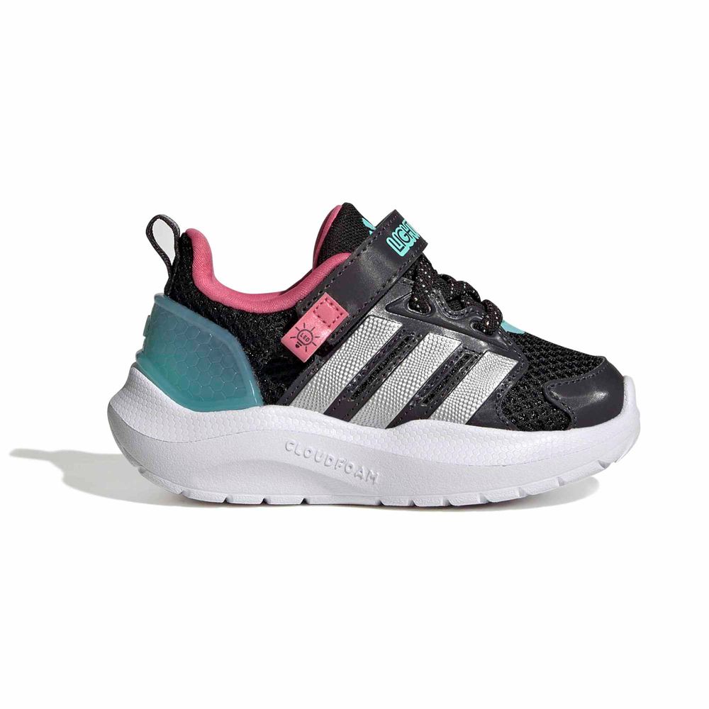 adidas Lightorama Rnr El I - cblack/silvmt/aurbla