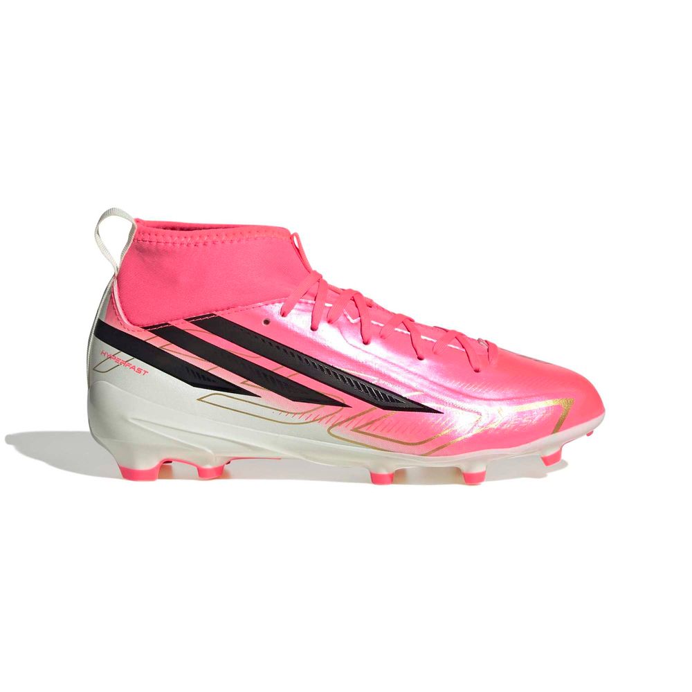 adidas F50 Hyperfast League Mid Fg J - soltur/cblack/goldmt