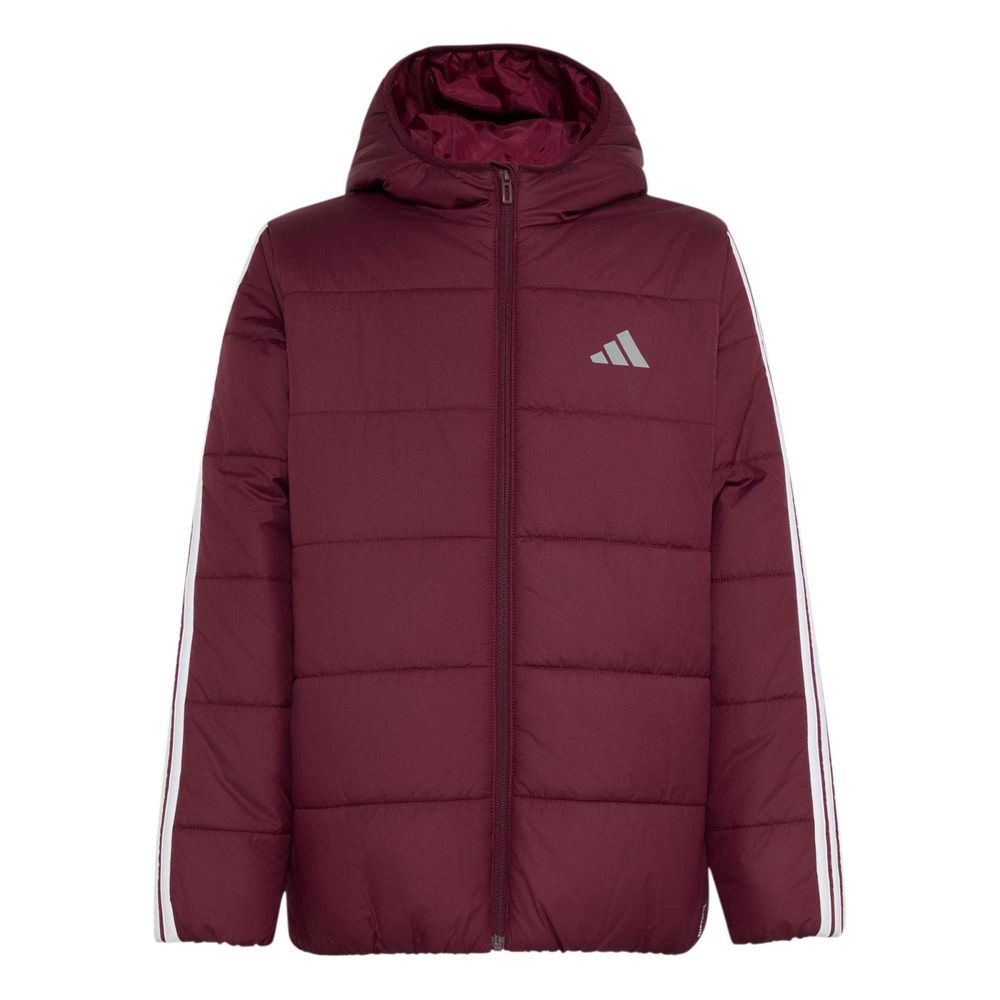 adidas J Ess 3S Jacke - maroon/soltur