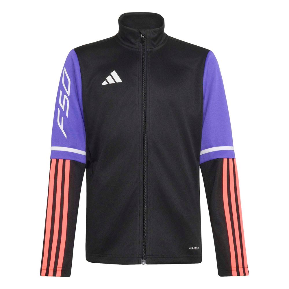 adidas F50 Tr Jacke Y Kinder - black/solpur/white