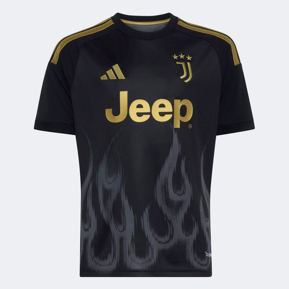 adidas Juventus Turin 26/27 Ausweichtrikot Kinder - Black