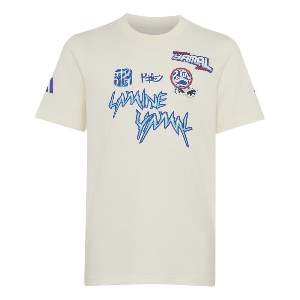 adidas Ly Ani Gr Tee Y Kinder - owhite