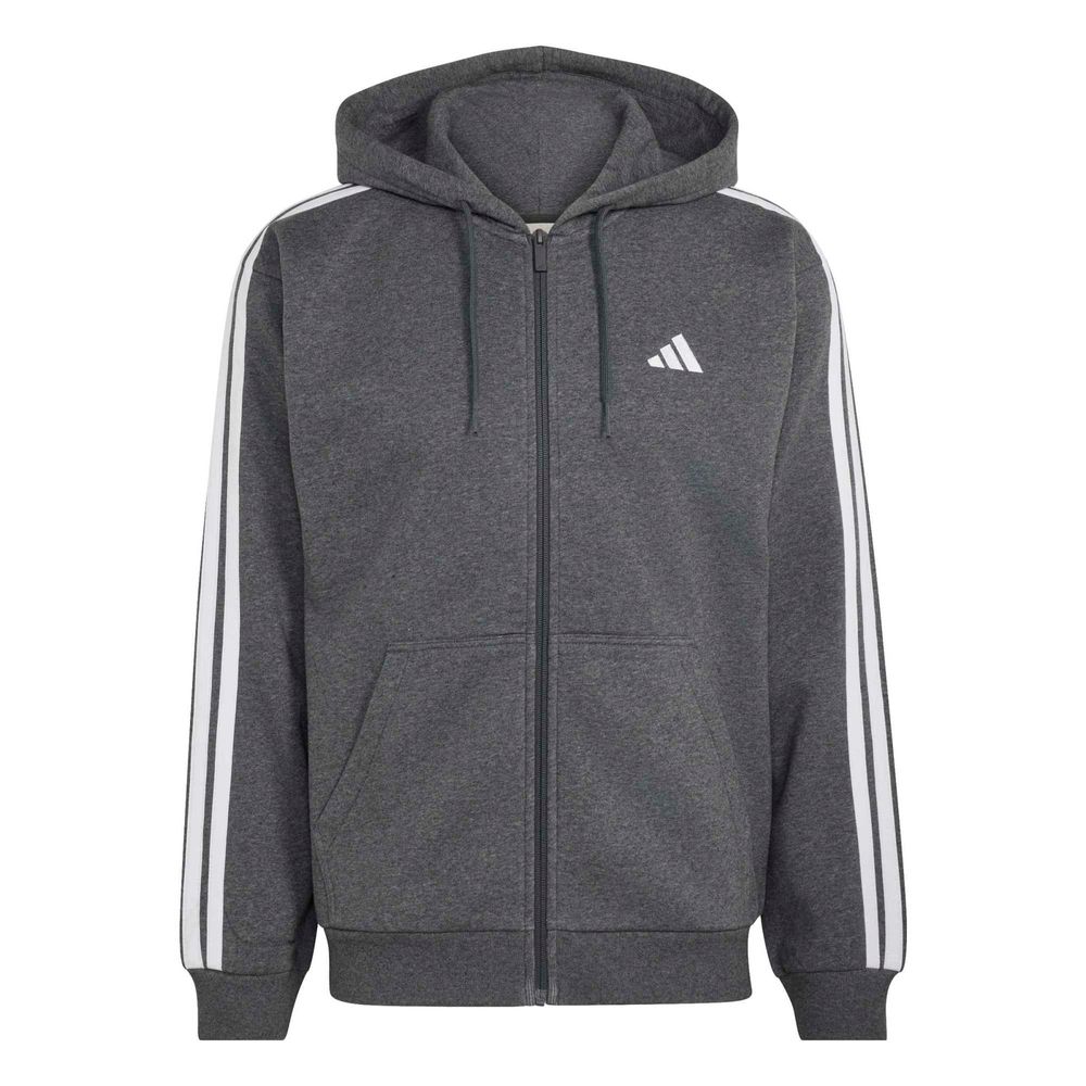 adidas M 3S Fl Fz Hd - dgreyh/white