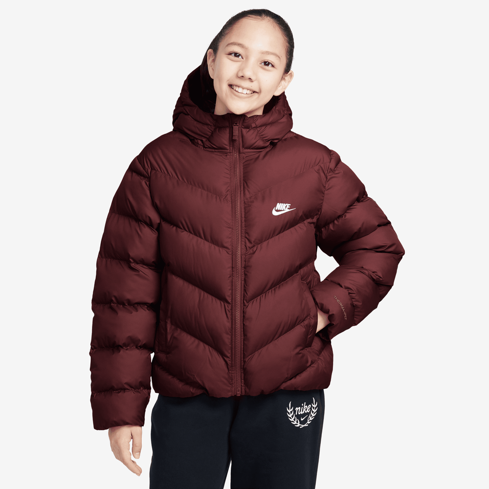 Nike Sportswear All Day Play Therma-FIT-Puffer-Jacke mit weiter Passform Kinder - Mystic Dates / White