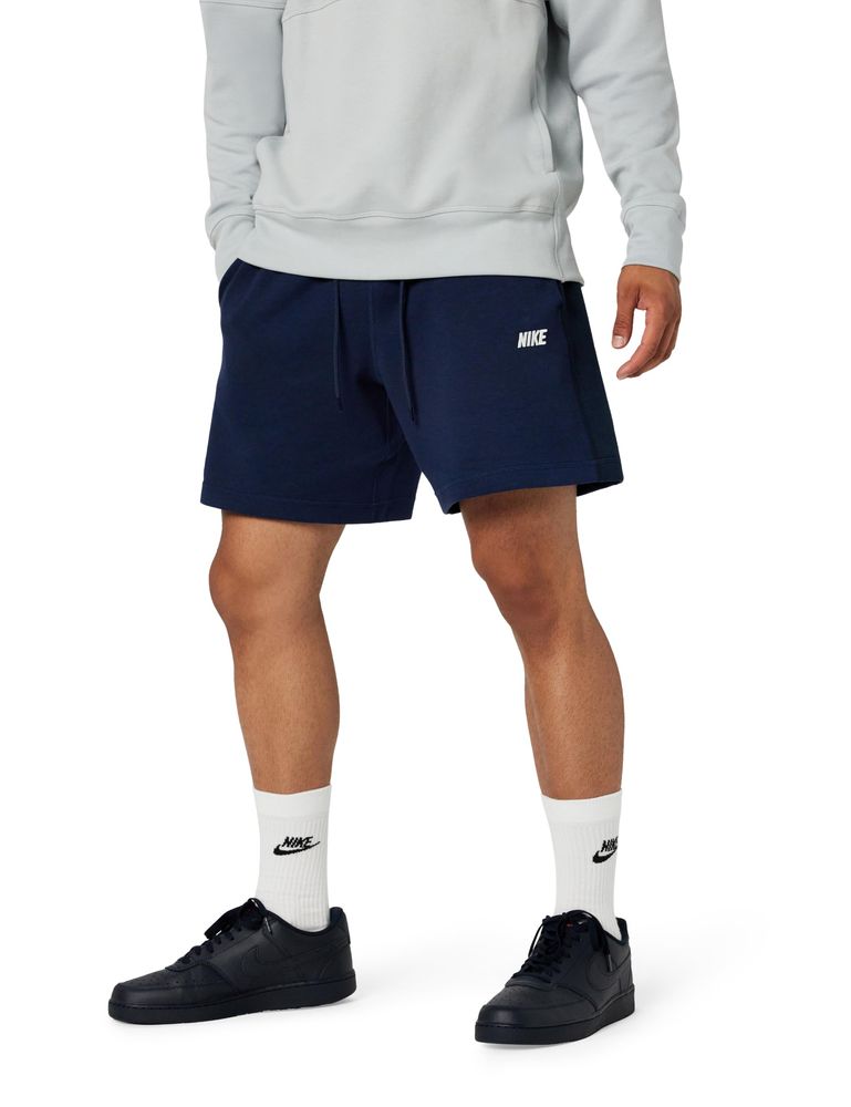 Nike Club Varsity Herrenshorts - Obsidian / Dark Obsidian