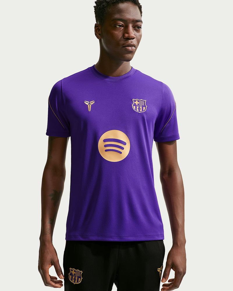 Nike Fcb M Nk Df Strk Ss Top K Aw - field purple/metallic gold