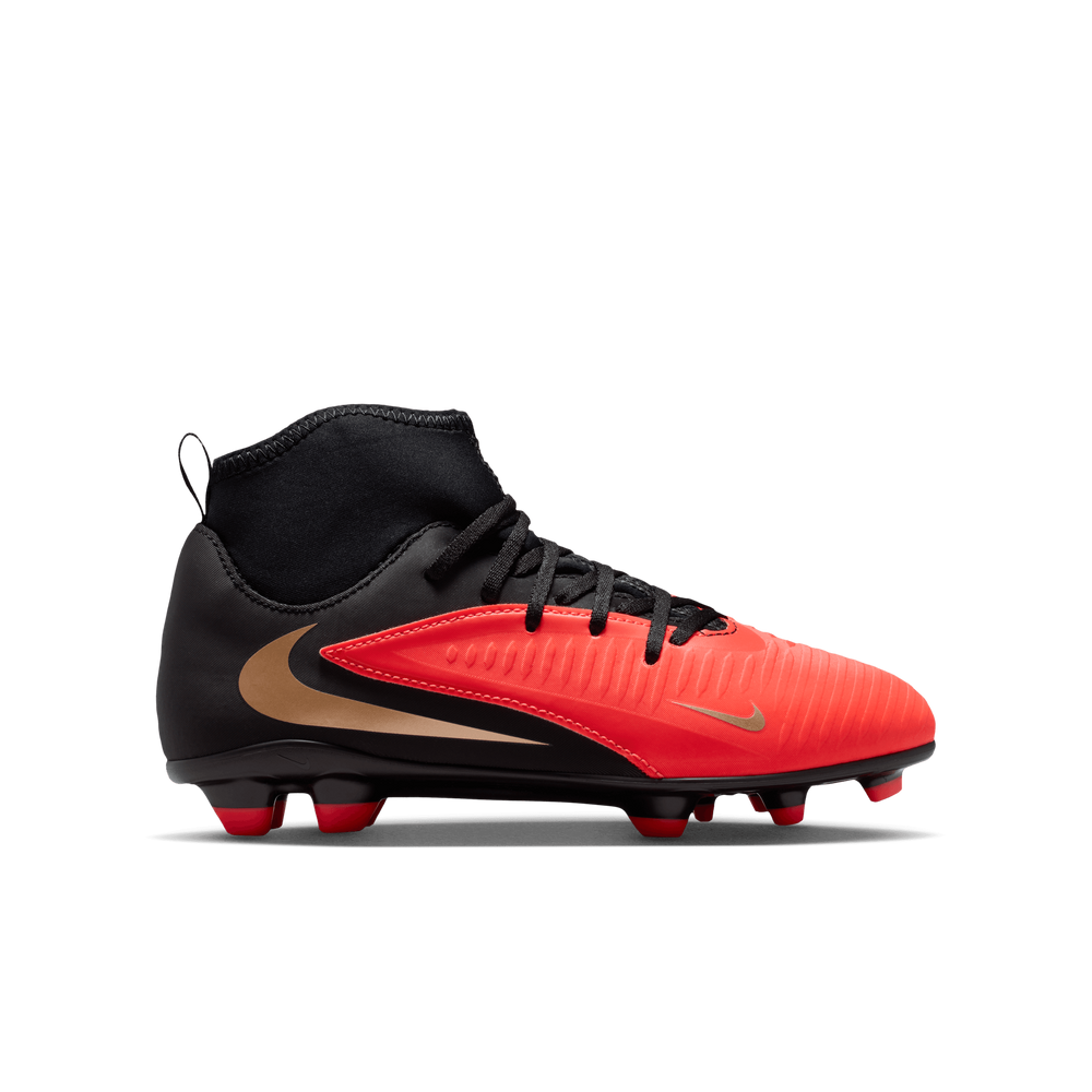 Nike Jr Phantom 6 High Club Fg/Mg - bright crimson/black-bright crimson
