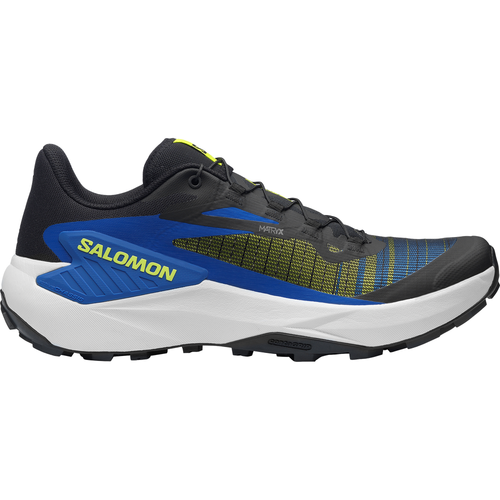 Salomon SHOES GENESIS Black/Acid Lime/ - Black/Acid Lime/Bluing