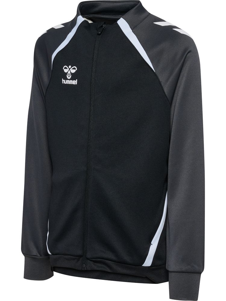 Hummel hmlLEAD 2.0 TRACK ZIP JACKET KIDS - BLACK/ASPHALT