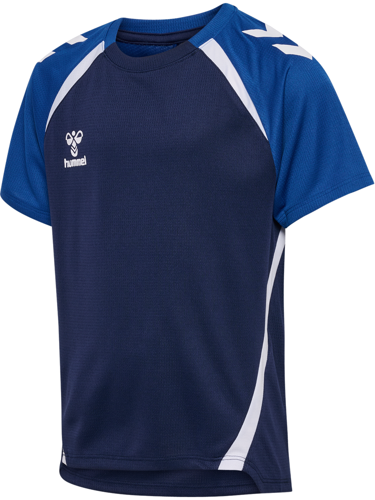 Hummel hmlLEAD 2.0 JERSEY S/S KIDS - MARINE/TRUE BLUE