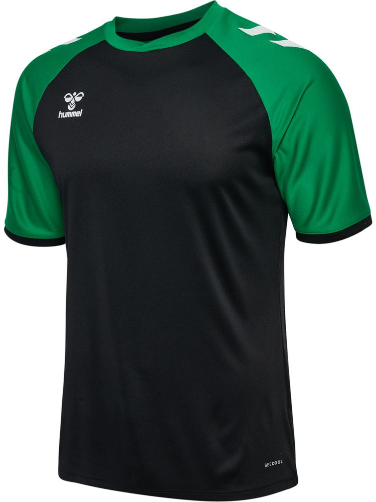 Hummel hmlMATCH LEAGUE JERSEY S/S - BLACK/JELLY BEAN