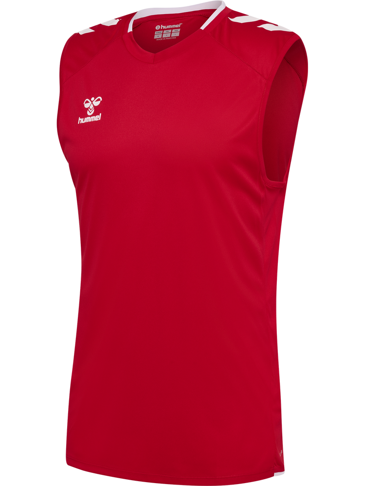 Hummel hmlCORE 2.0 JERSEY S/L - TRUE RED/WHITE
