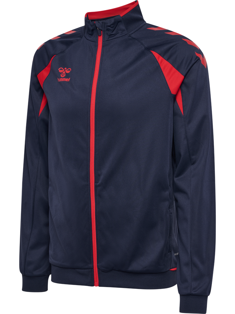 Hummel hmlCORE 2.0 TRACK ZIP JACKET - MARINE/TRUE RED