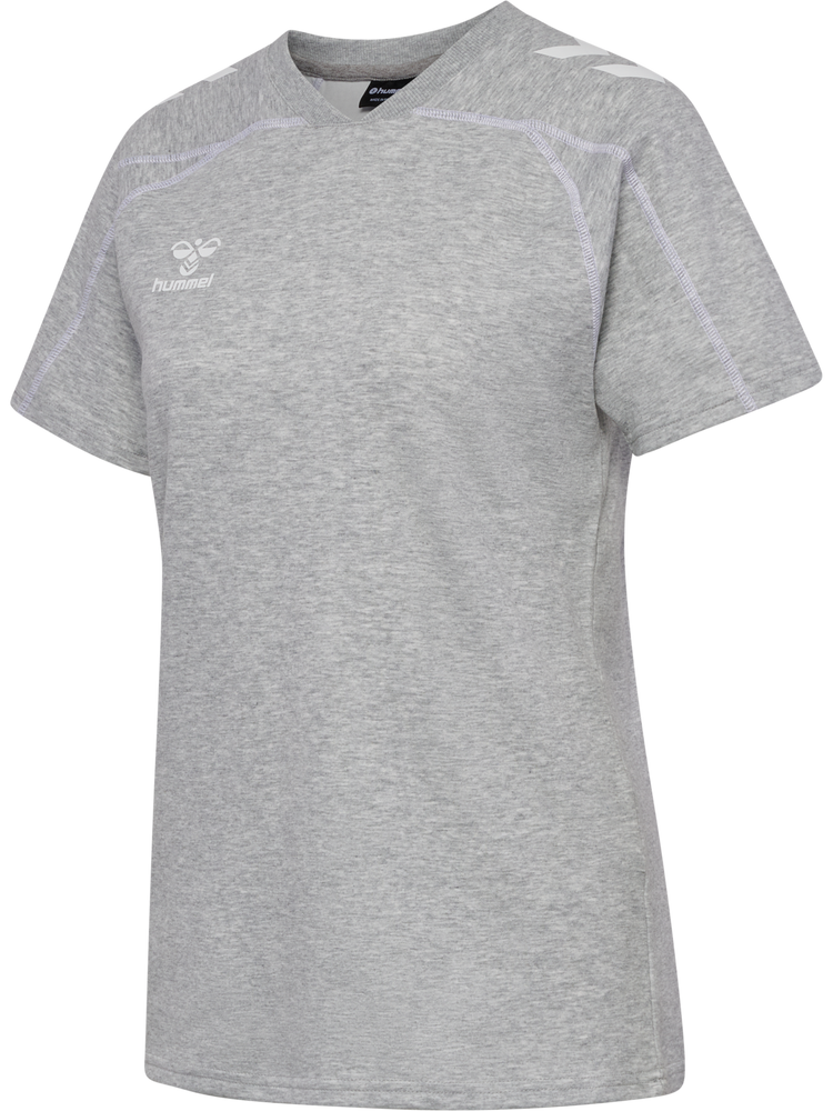 Hummel hmlMOVE 2.0 T-SHIRT S/S WOMAN - GREY MELANGE