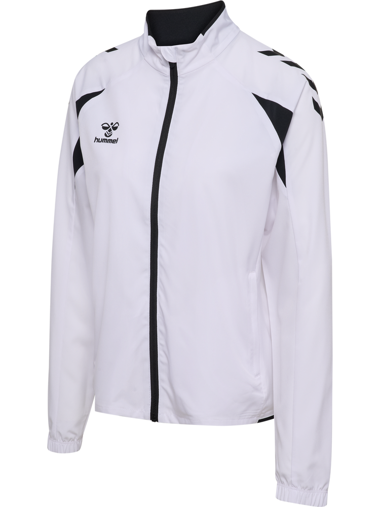 Hummel hmlCORE 2.0 WOVEN JACKET WOMAN - WHITE/BLACK