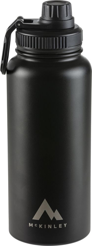 Mc KINLEY Trinkflasche Vacuum 1L Schraubverschl - SCHWARZ