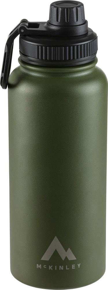 Mc KINLEY Trinkflasche Vacuum 1L Schraubverschl - GREEN DARK