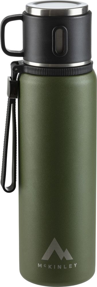 Mc KINLEY Isolierflasche 0,8L + Becher - GREEN DARK