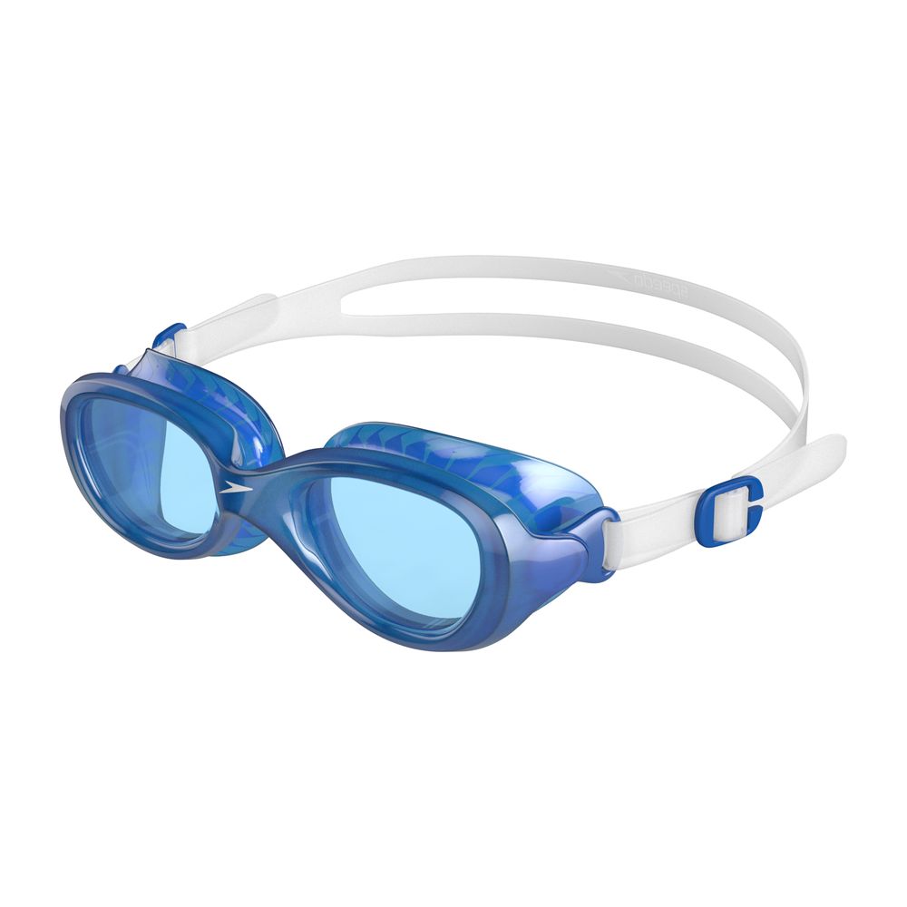 Speedo FUTURA CLASSIC JU CLEAR/BLUE - Clear/Neon Blue