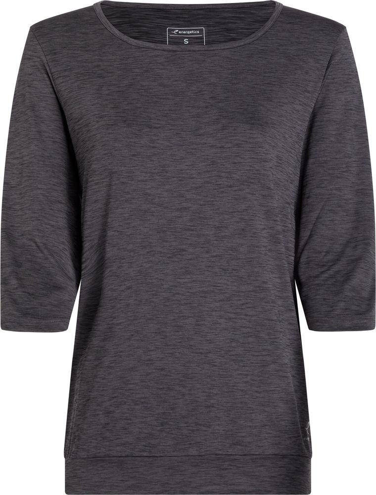 Energetics Da.-Shirt Jewel 3/4 SS W - MELANGE/BLACK/ANTHRA