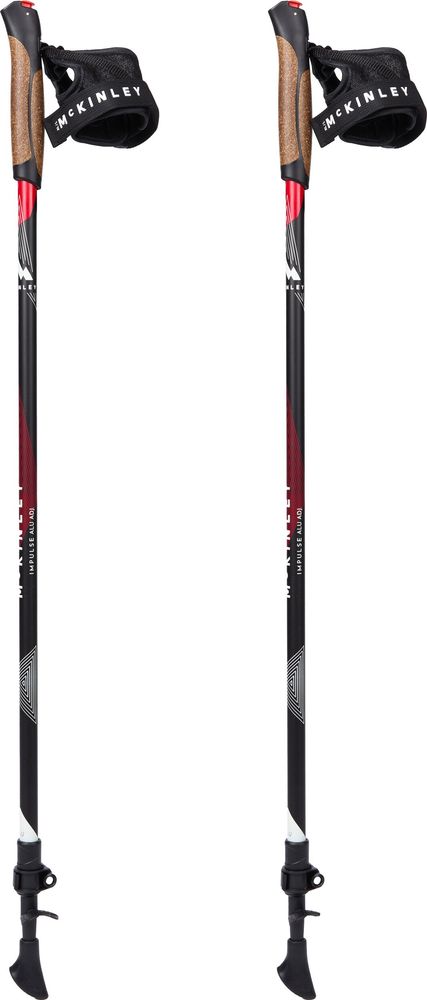 Mc KINLEY NW-Stock Impulse Adj. ALU I - RED/BLACK NIGHT/GREY