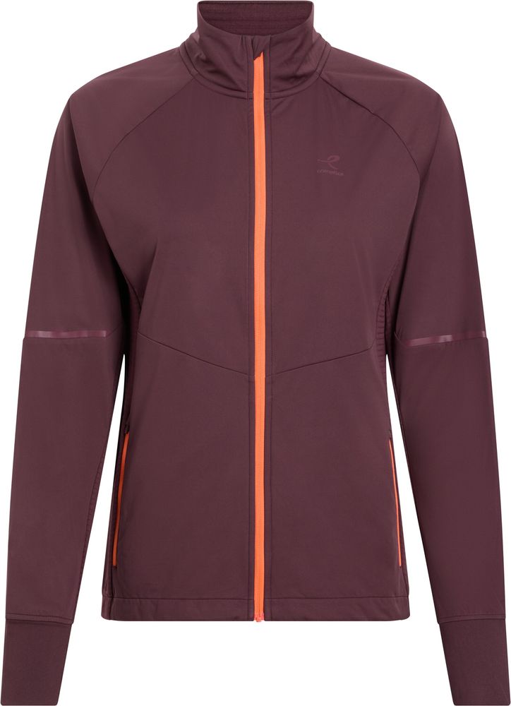 Energetics Da.-Funktions-Jacke Semenya III W - RED WINE/ORANGE DARK