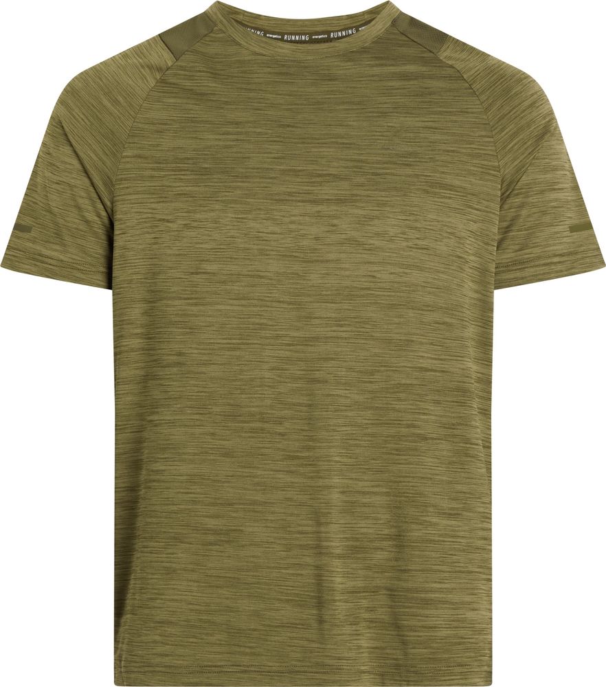 Energetics  He.-T-Shirt Ailo SS M - MELANGE/OLIVE DARK/O