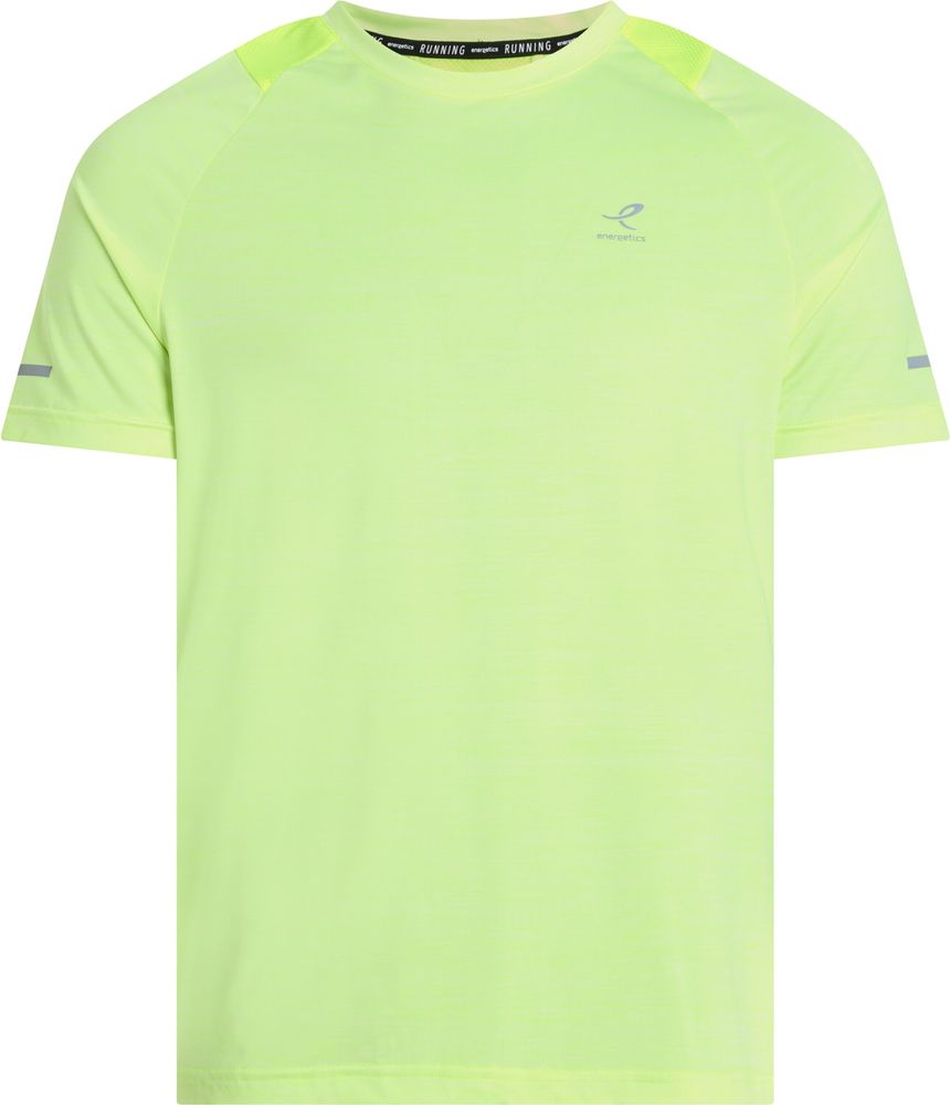 Energetics  He.-T-Shirt Ailo SS M - MELANGE/YELLOW LIGHT