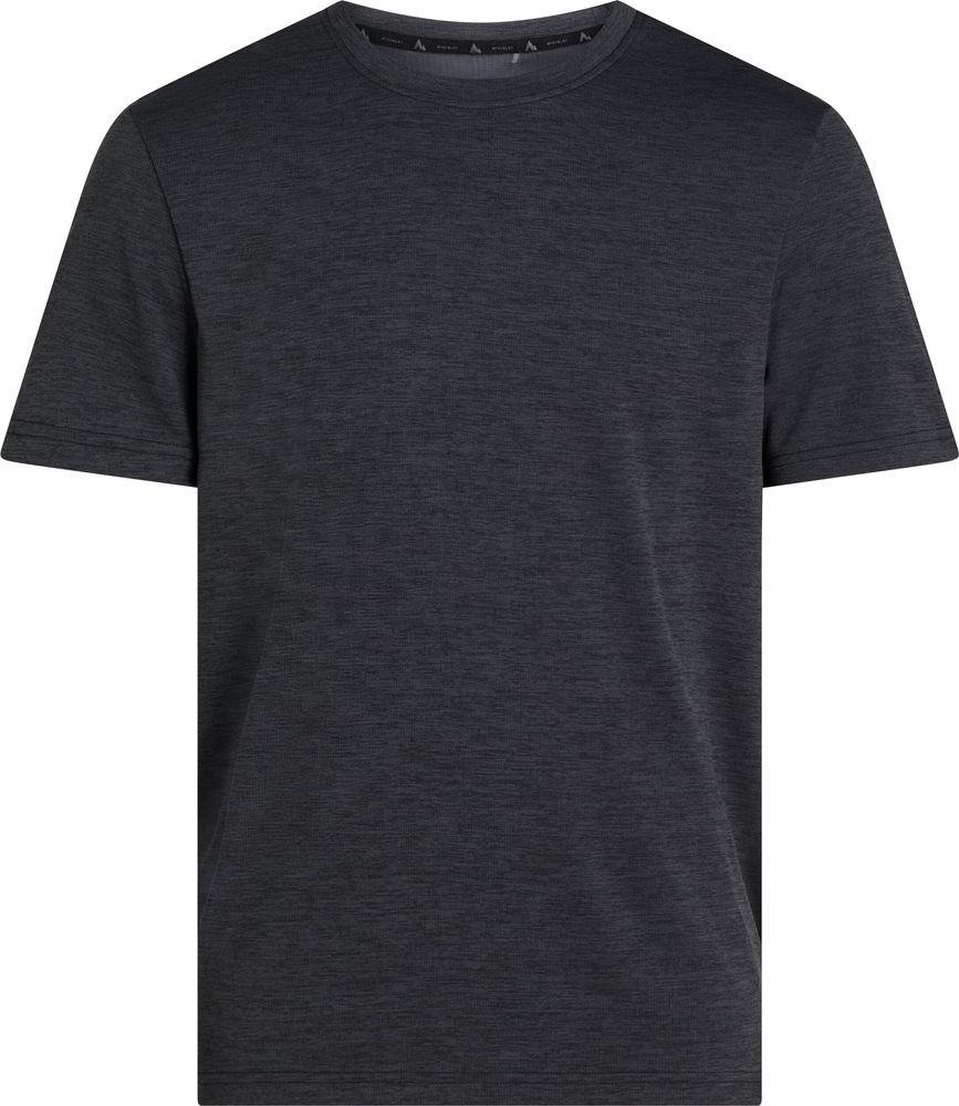 Mc KINLEY He.-T-Shirt Hunu M - MELANGE/BLACK NIGHT/
